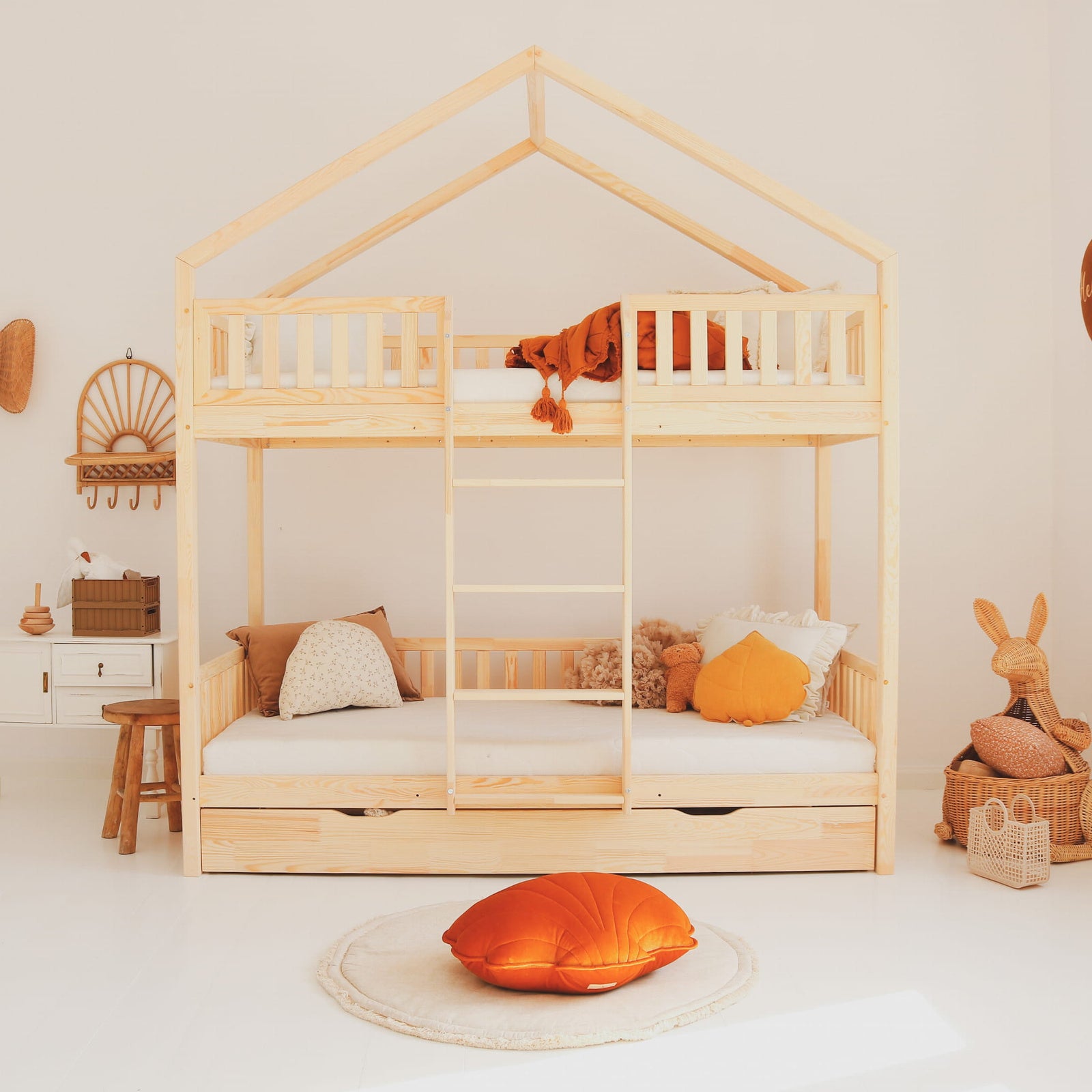 Design4kids Etagenbett Oasi Pro Deluxe - 190x90 Naturholz