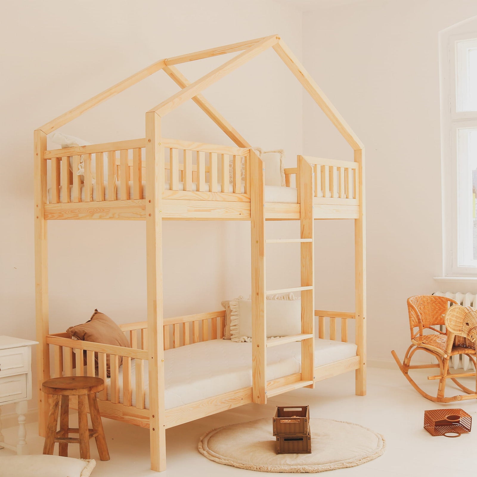 Design4kids Etagenbett Oasi Pro Deluxe - 190x90 Naturholz