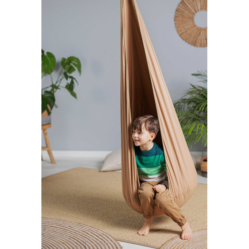 Design4Kids Hängesessel Cocoon Hop Sa Sa XL - braun