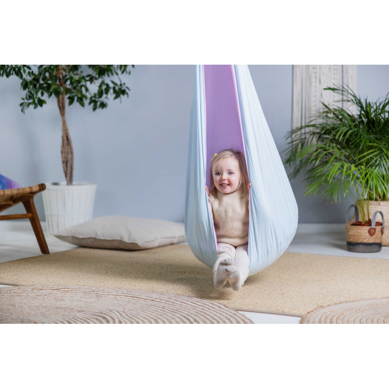 Design4Kids Hängesessel Cocoon Lilac Dreams Standard - blau