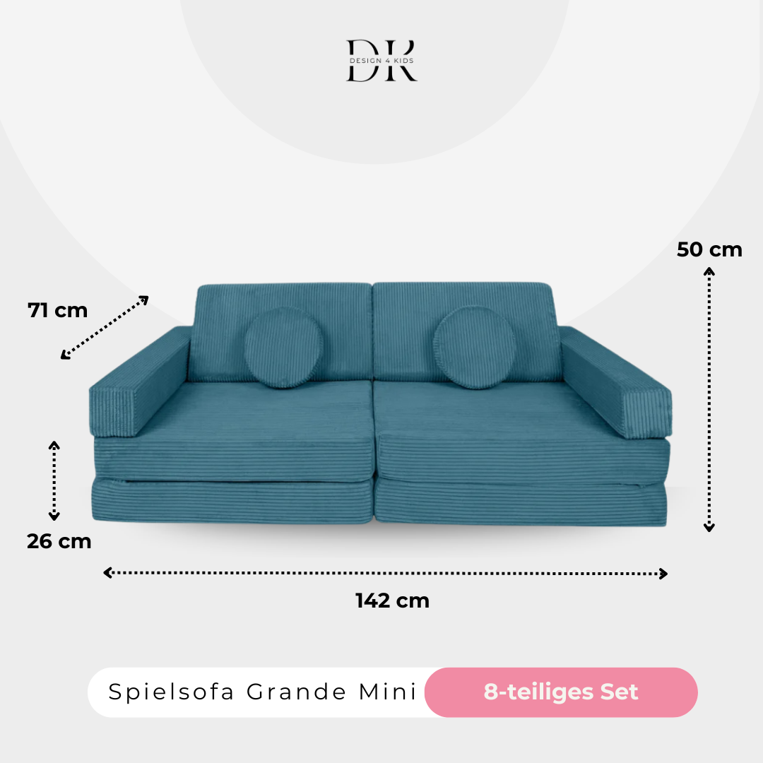 Design4Kids Spielsofa Cord Mini Grande