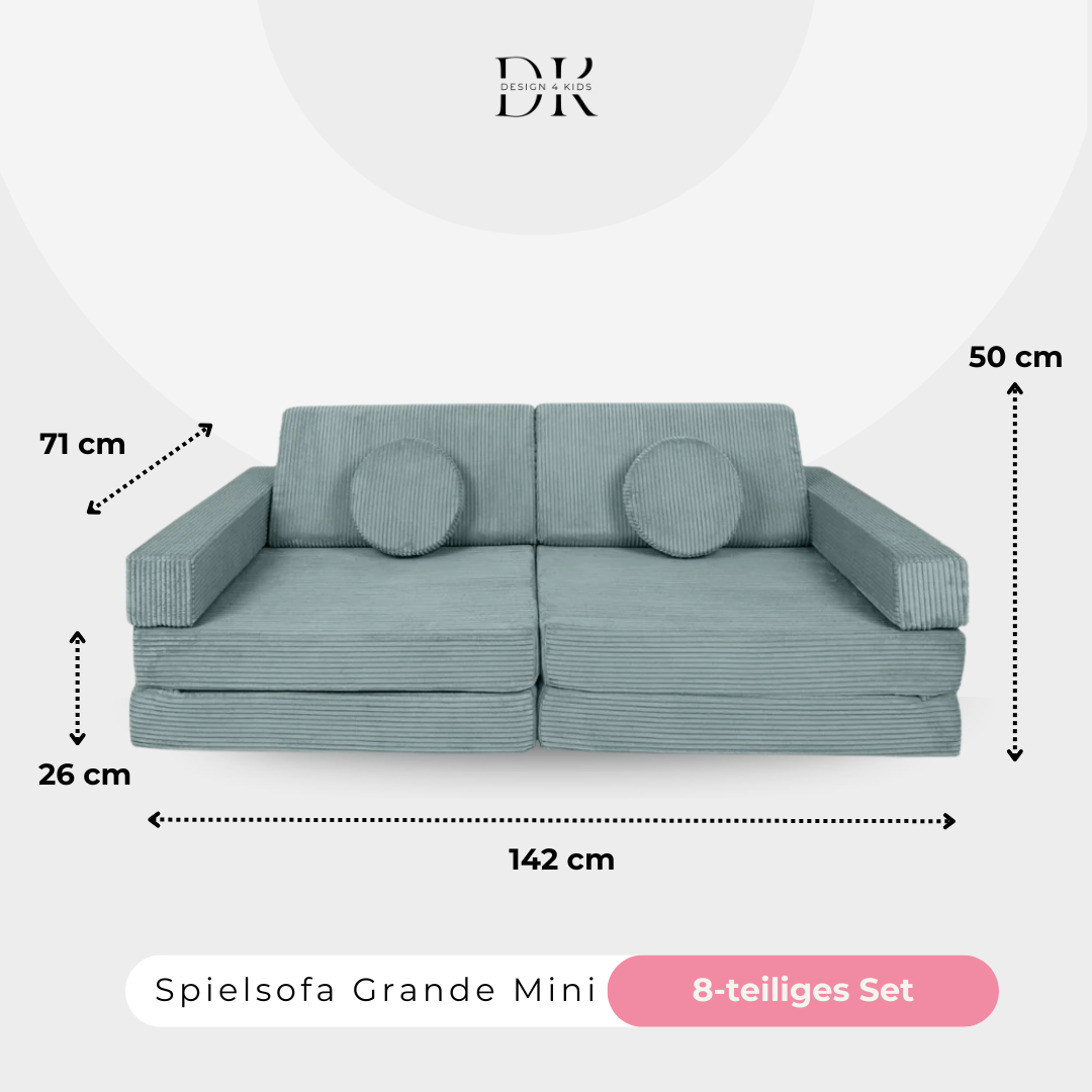 Design4Kids Spielsofa Cord Mini Grande