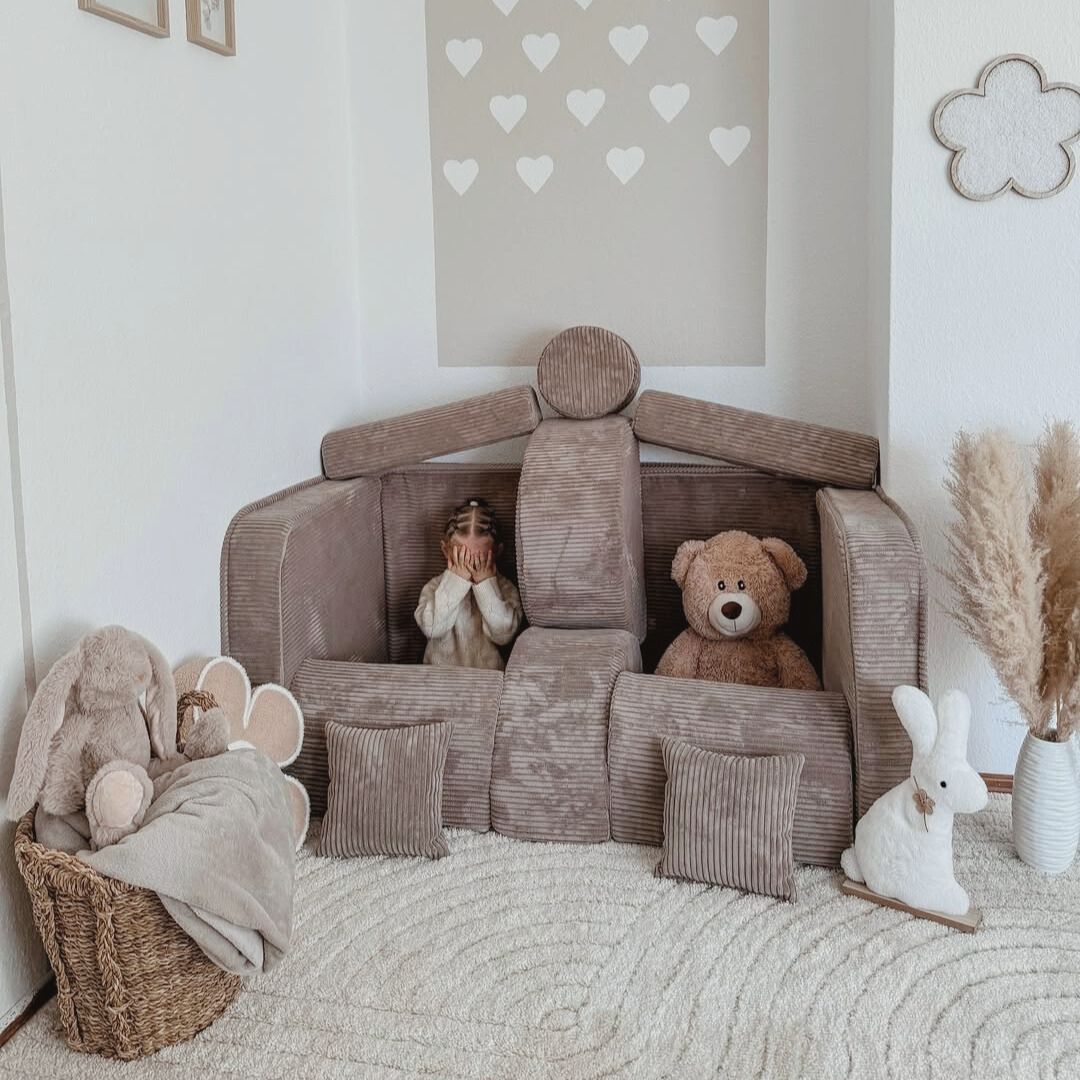 Design4Kids Mini Spielsofa Jewel Cord Plus