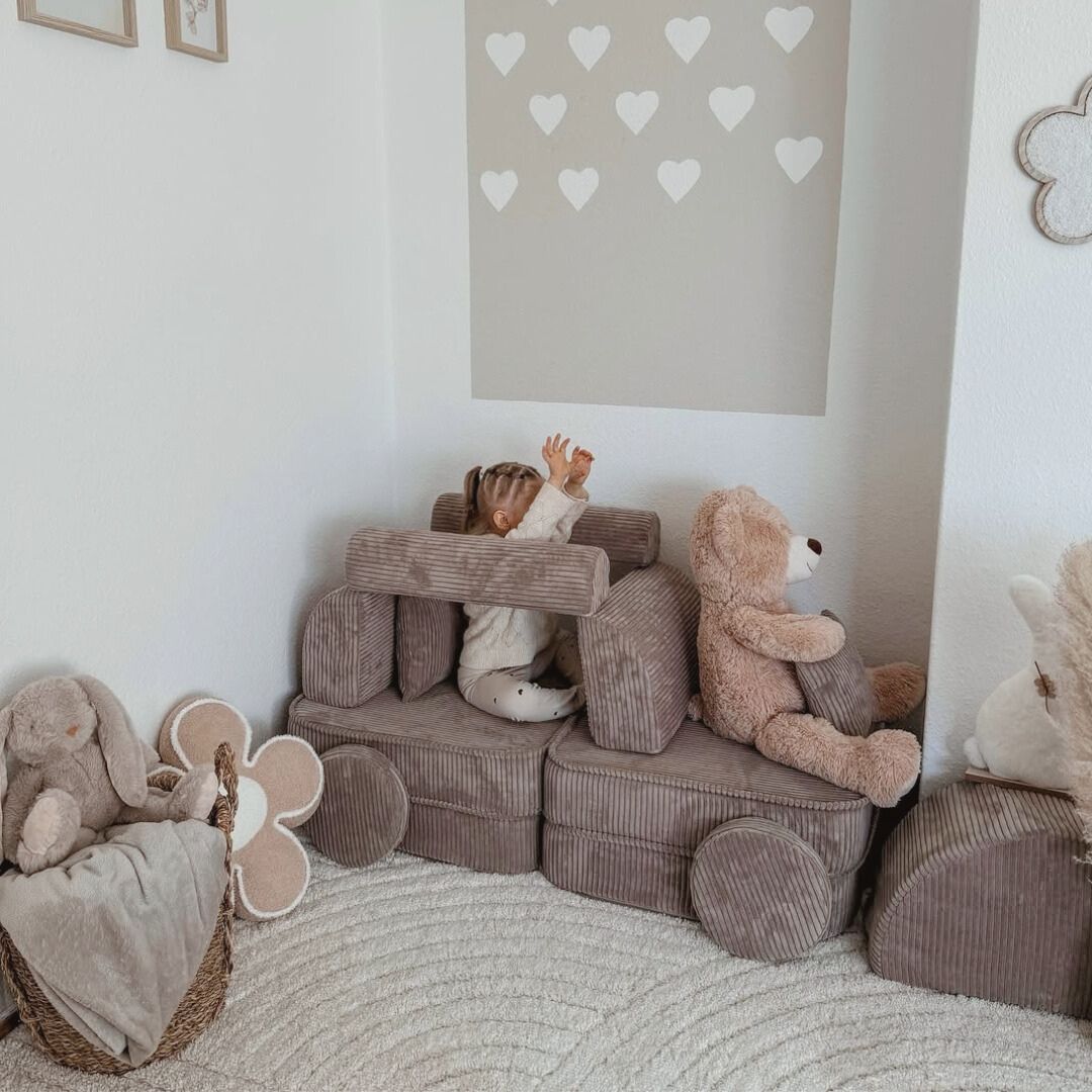 Design4Kids Mini Spielsofa Jewel Cord Plus