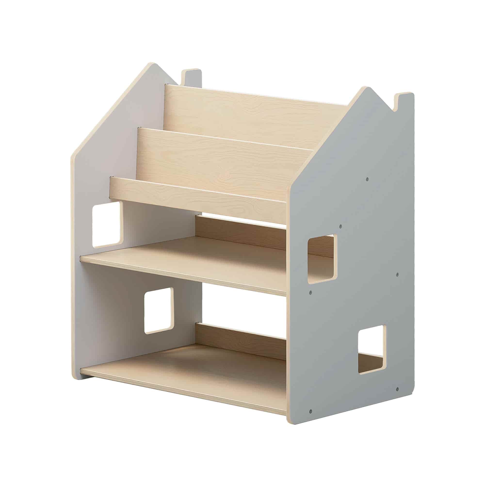 Design4Kids Montessori 2-in-1 Bücherregal für Kinder