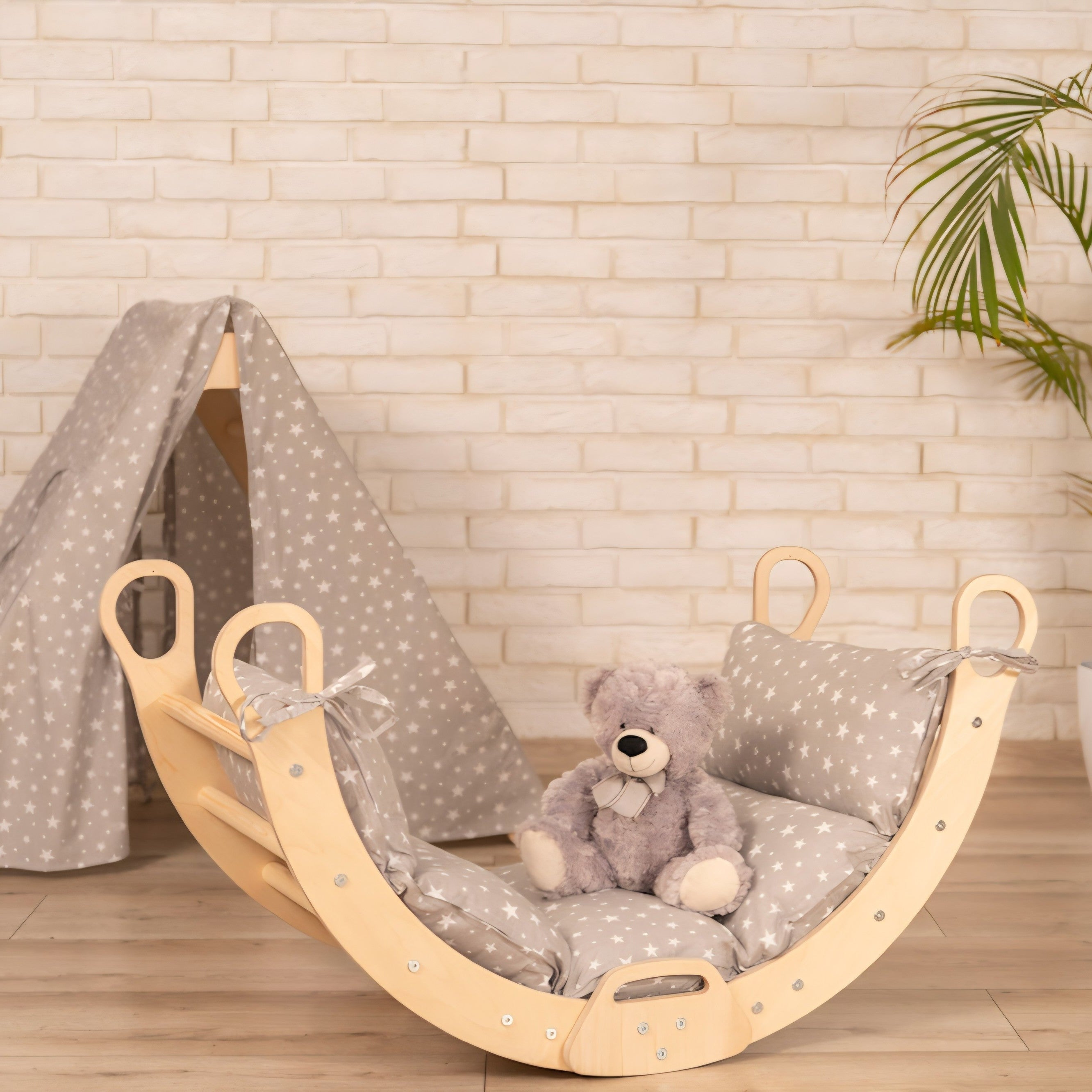 Design4Kids Montessori Balancewippe/Kletterbogen M