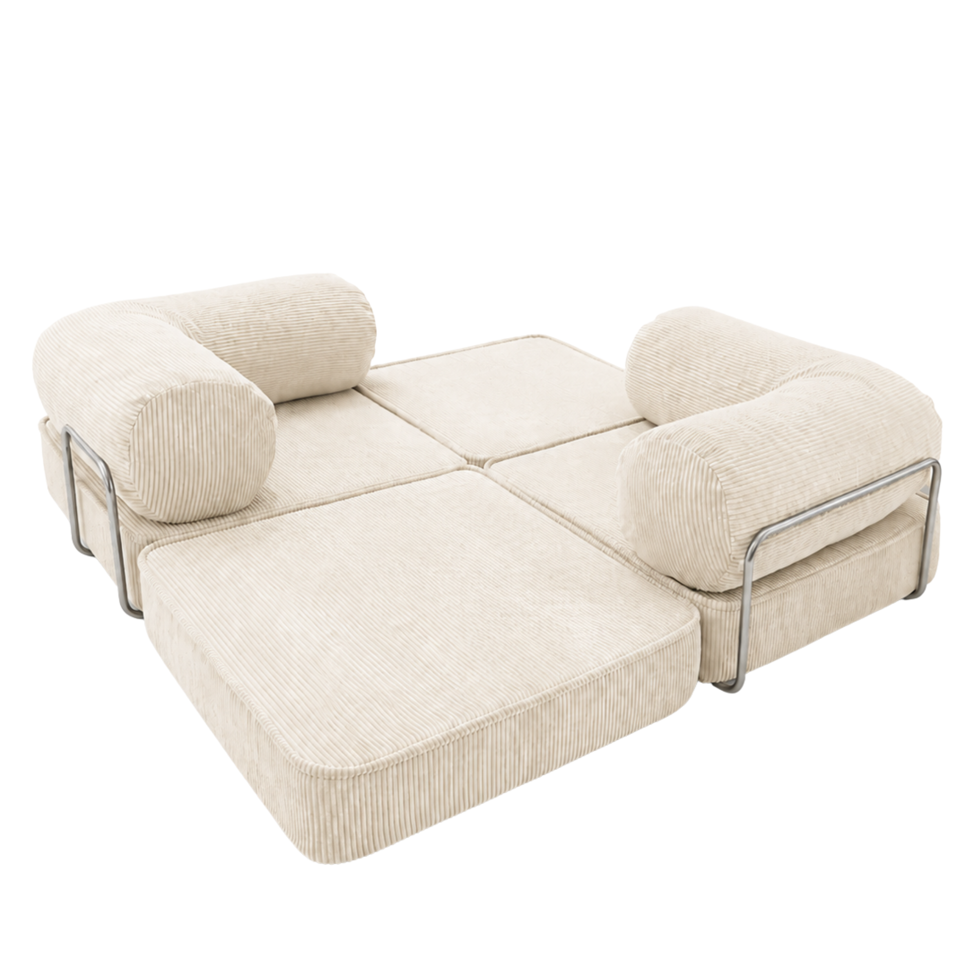 Design4Kids Family Sofa Duo 2-Sitzer Jewel Cord 200