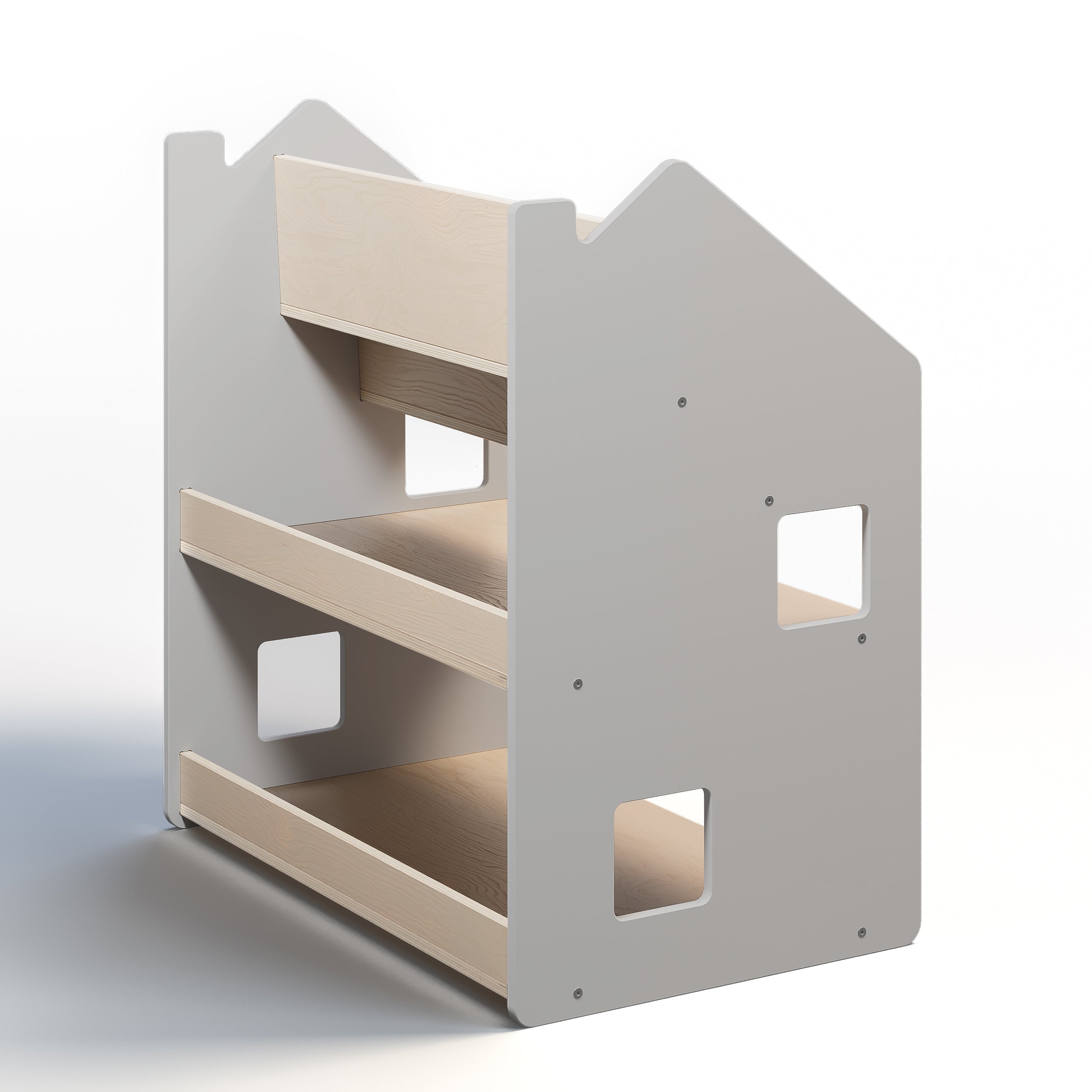 Design4Kids Montessori 2-in-1 Bücherregal für Kinder