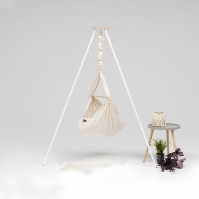 Design4Kids Federwiege Baby Classic, Bio-Baumwolle mit TIPI-Gestell