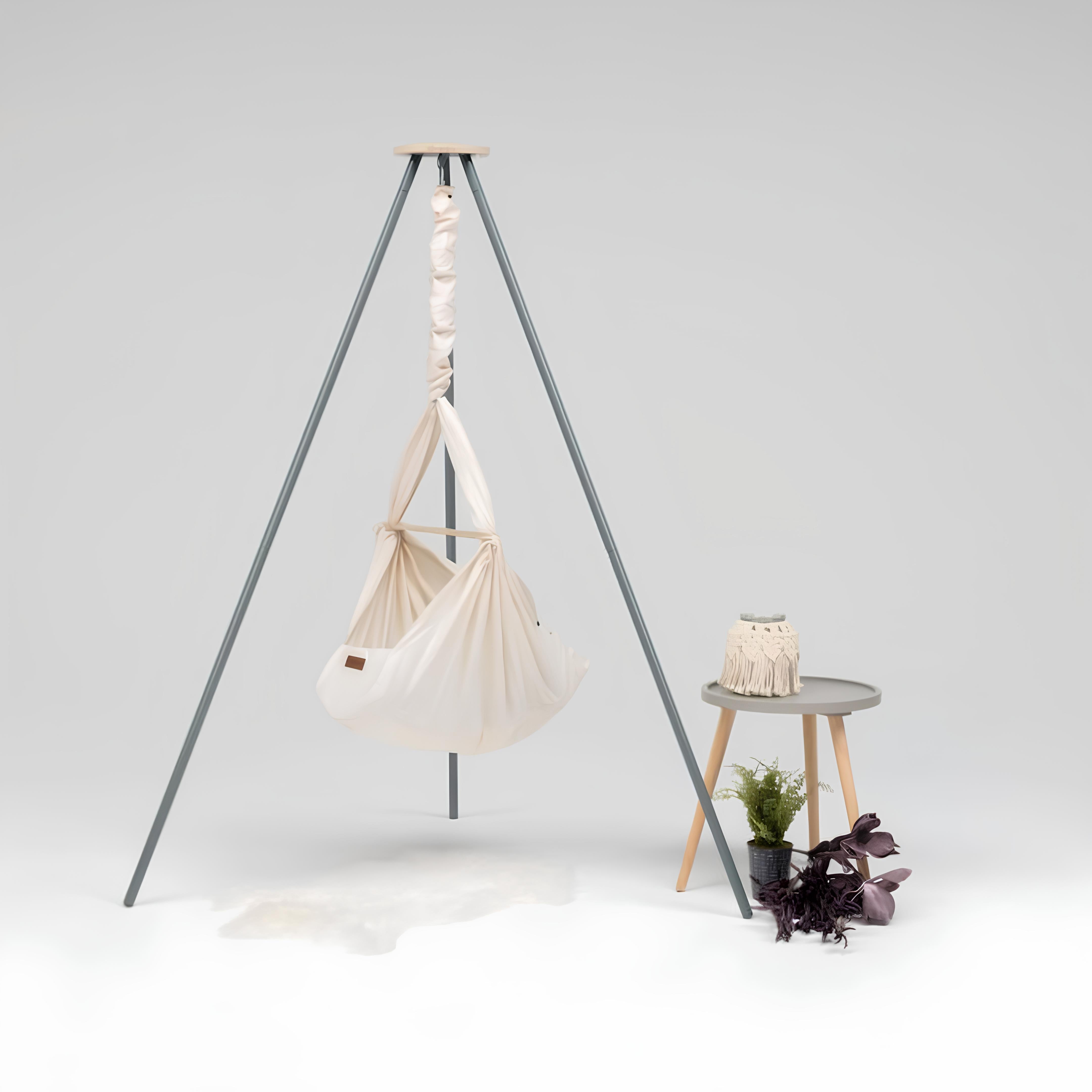 Design4Kids Federwiege Baby Classic mit TIPI-Gestell