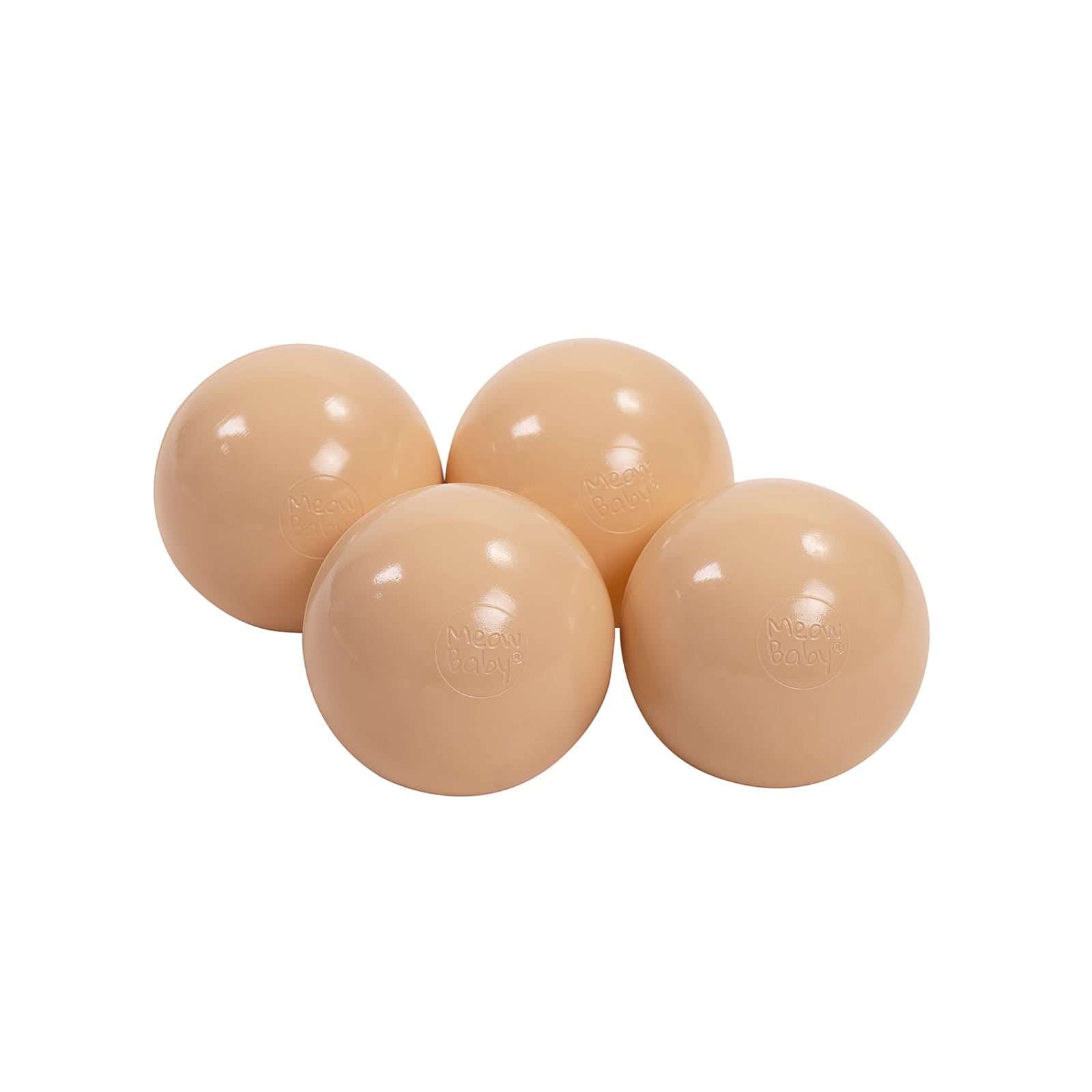Design4Kids Ballset für Bällebad, 7cm, 50 Stck: Beige