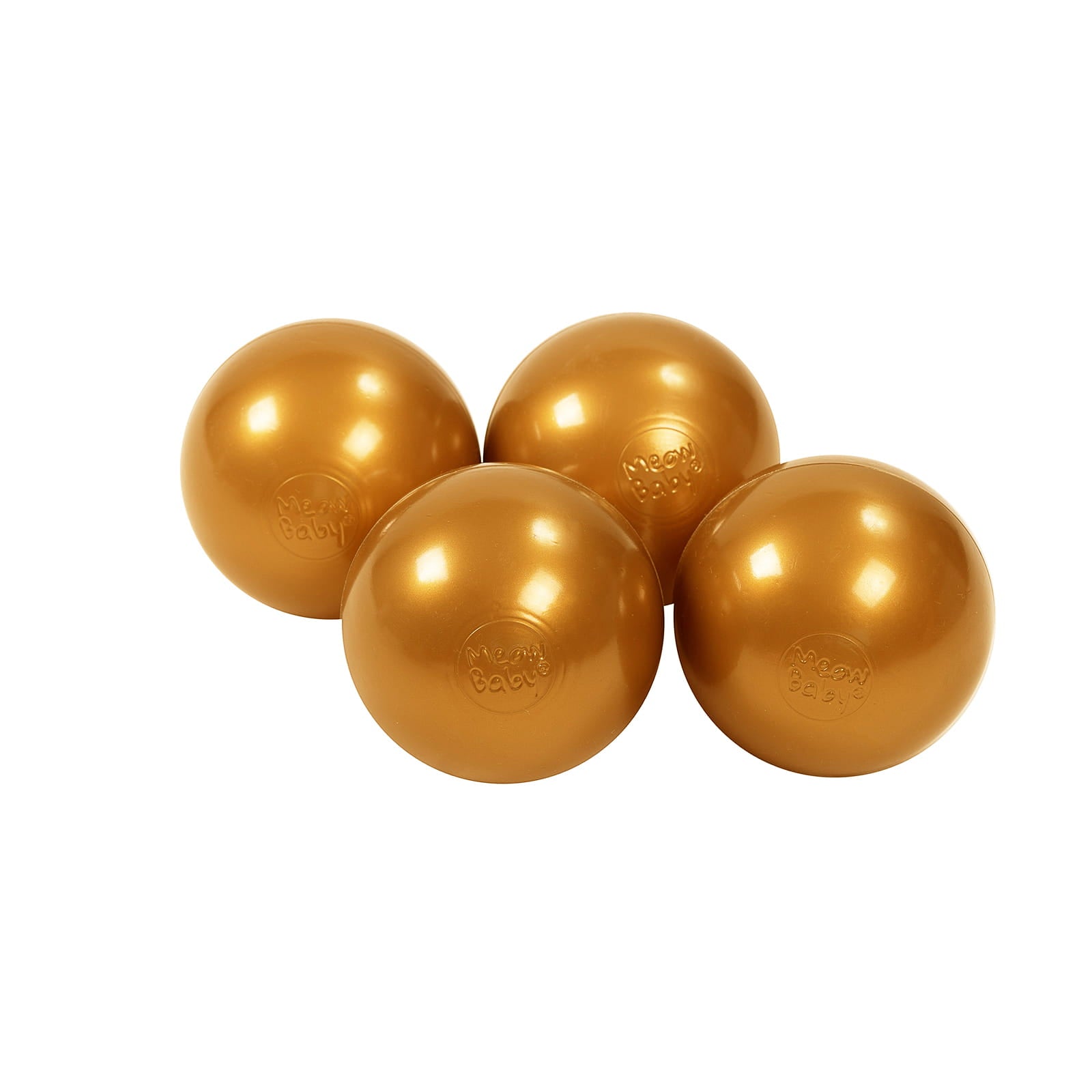 Design4Kids Ballset für Bällebad, 7cm, 50 Stck: Gold