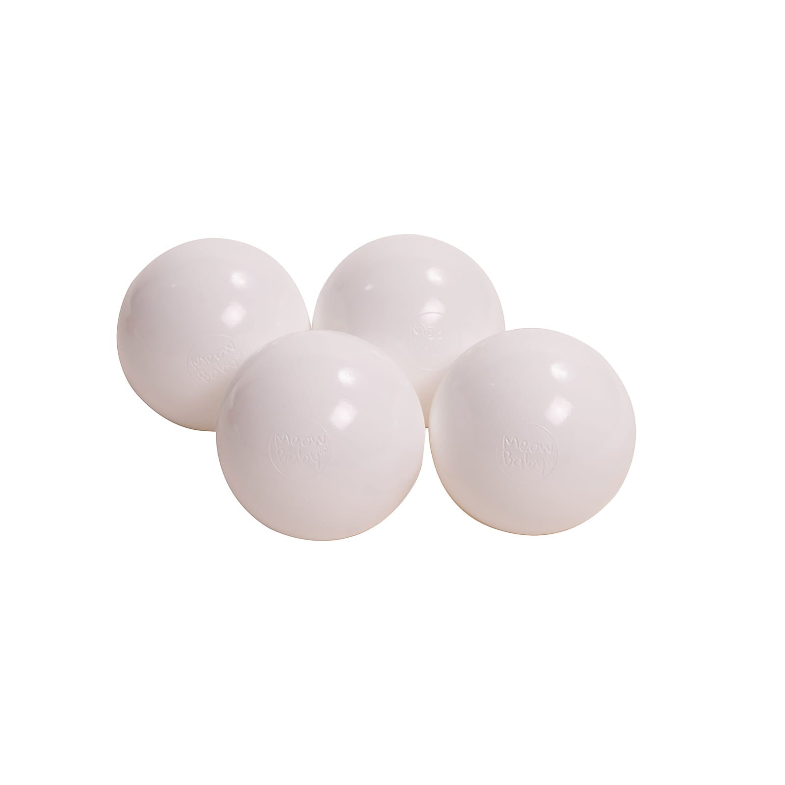 Design4Kids Ballset für Bällebad, 7cm, 50 Stck: Weiß
