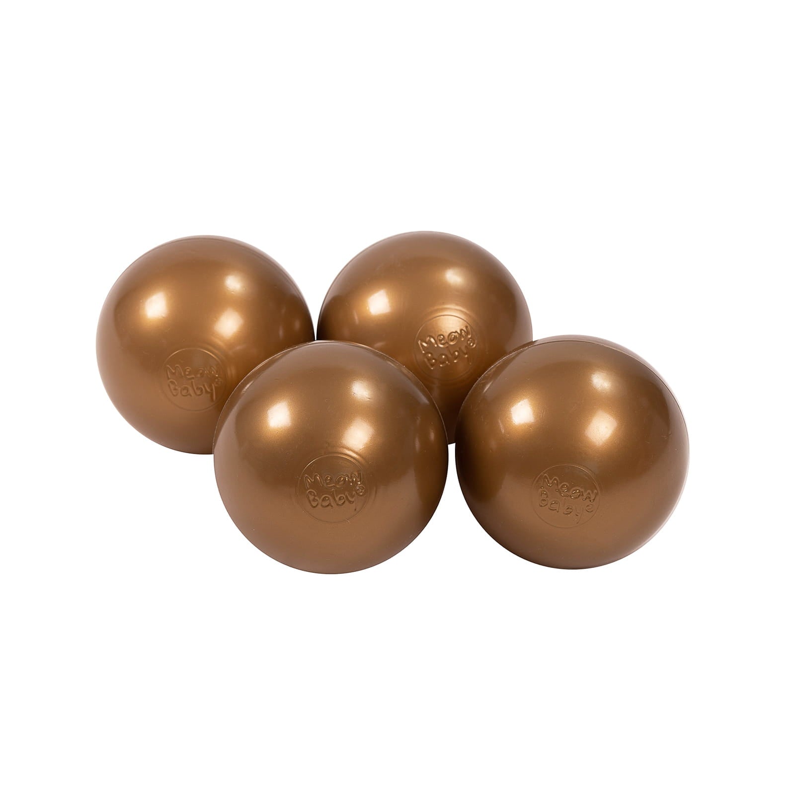 Design4Kids Ballset für Bällebad, 7cm, 50 Stck: Altgold