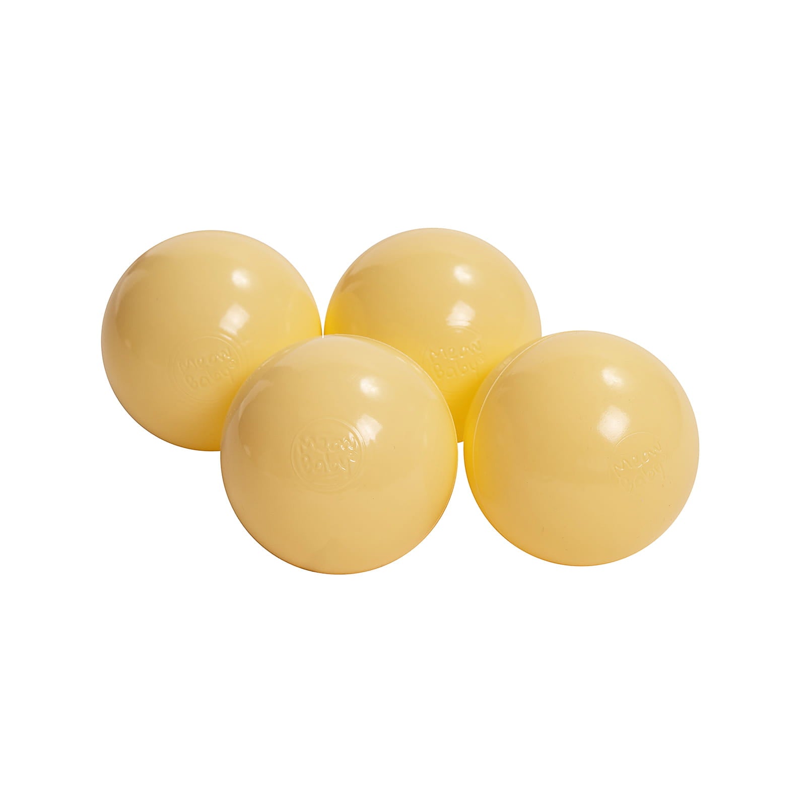 Design4Kids Ballset für Bällebad, 7cm, 50 Stck: Pastellgelb