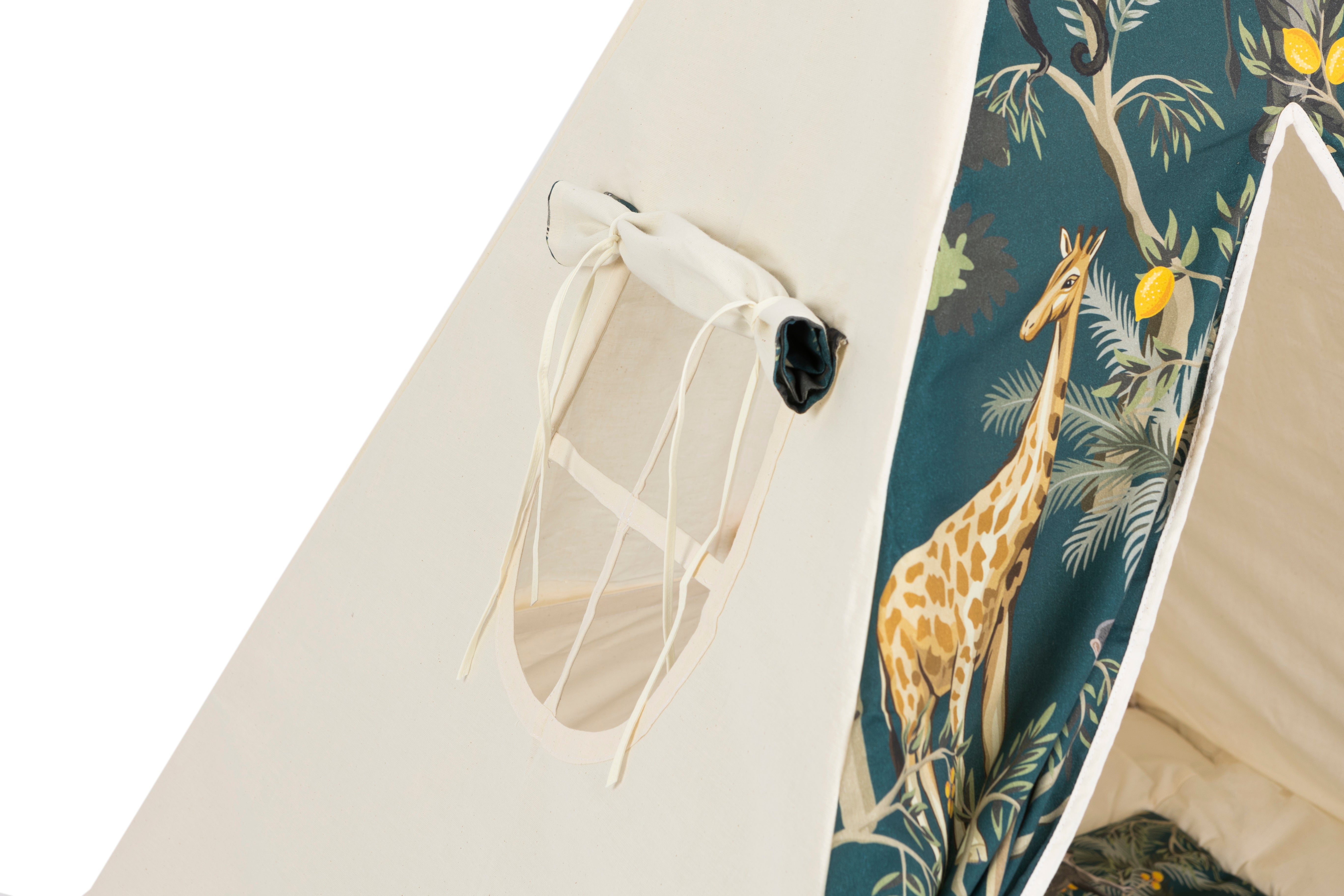 Design4Kids Tipi-Zelt XL-Set Safari - beige