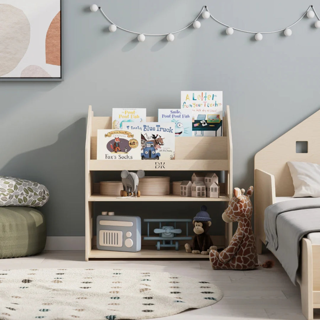 Design4Kids Montessori 2-in-1 Bücherregal für Kinder