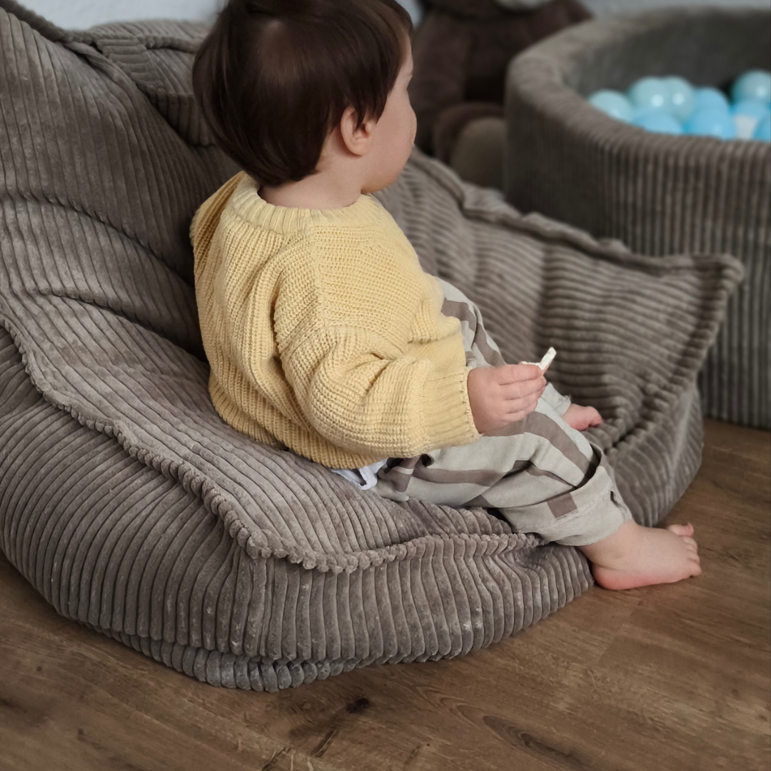 Design4Kids Kinder-Sitzsack Jewel Cord als Sessel