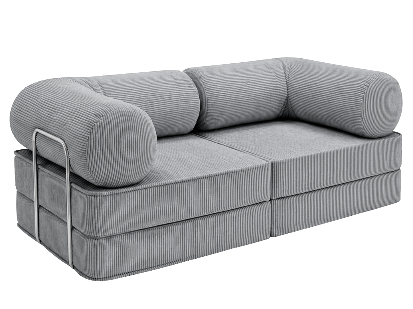 Design4Kids Family Sofa Duo 2-Sitzer Jewel Cord 200