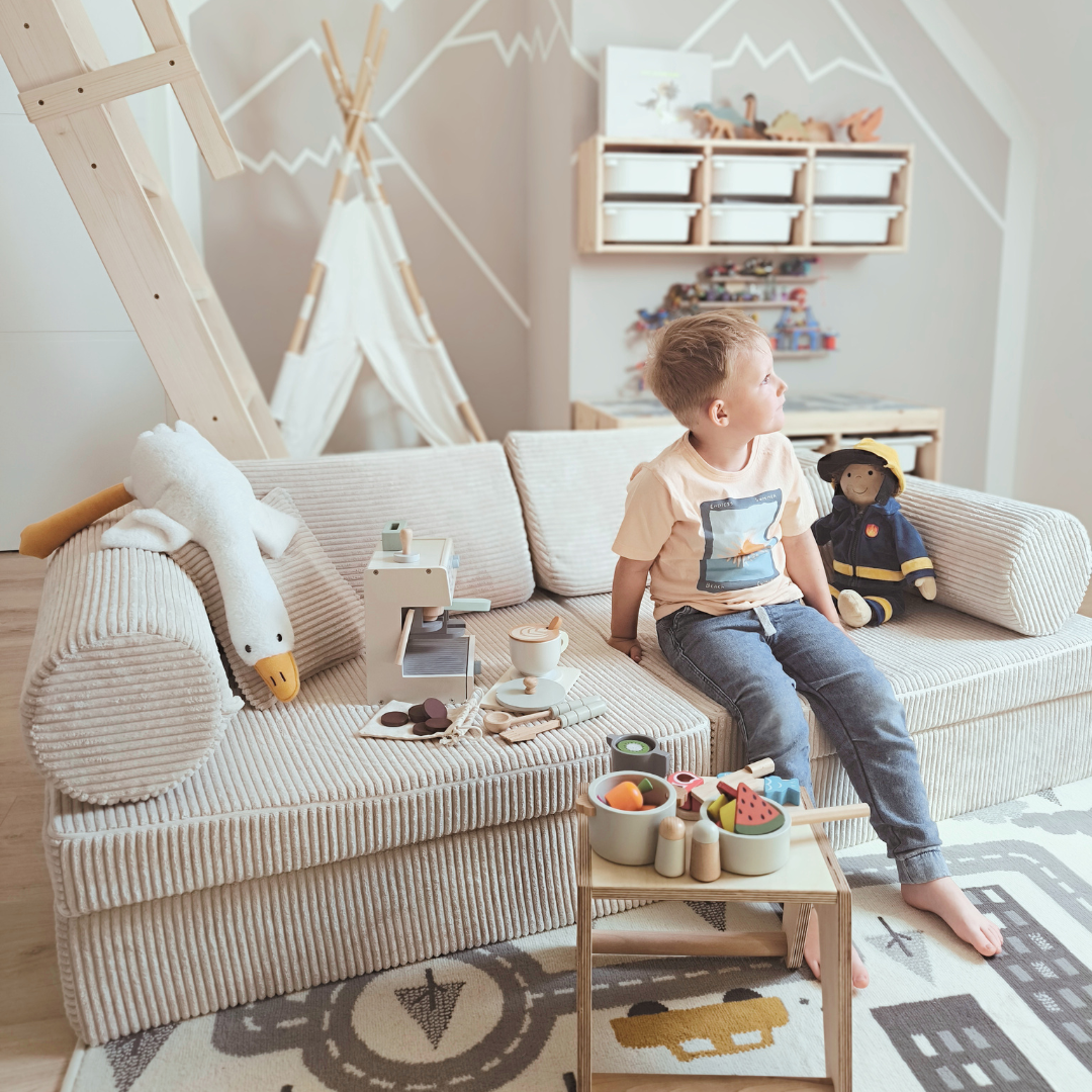 Design4Kids XL Spielsofa Cord Puero