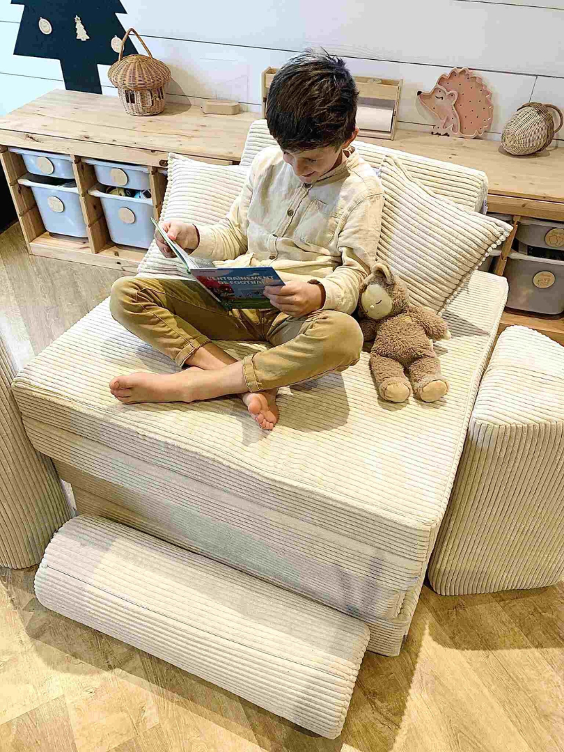 Design4Kids XL Spielsofa Cord Puero