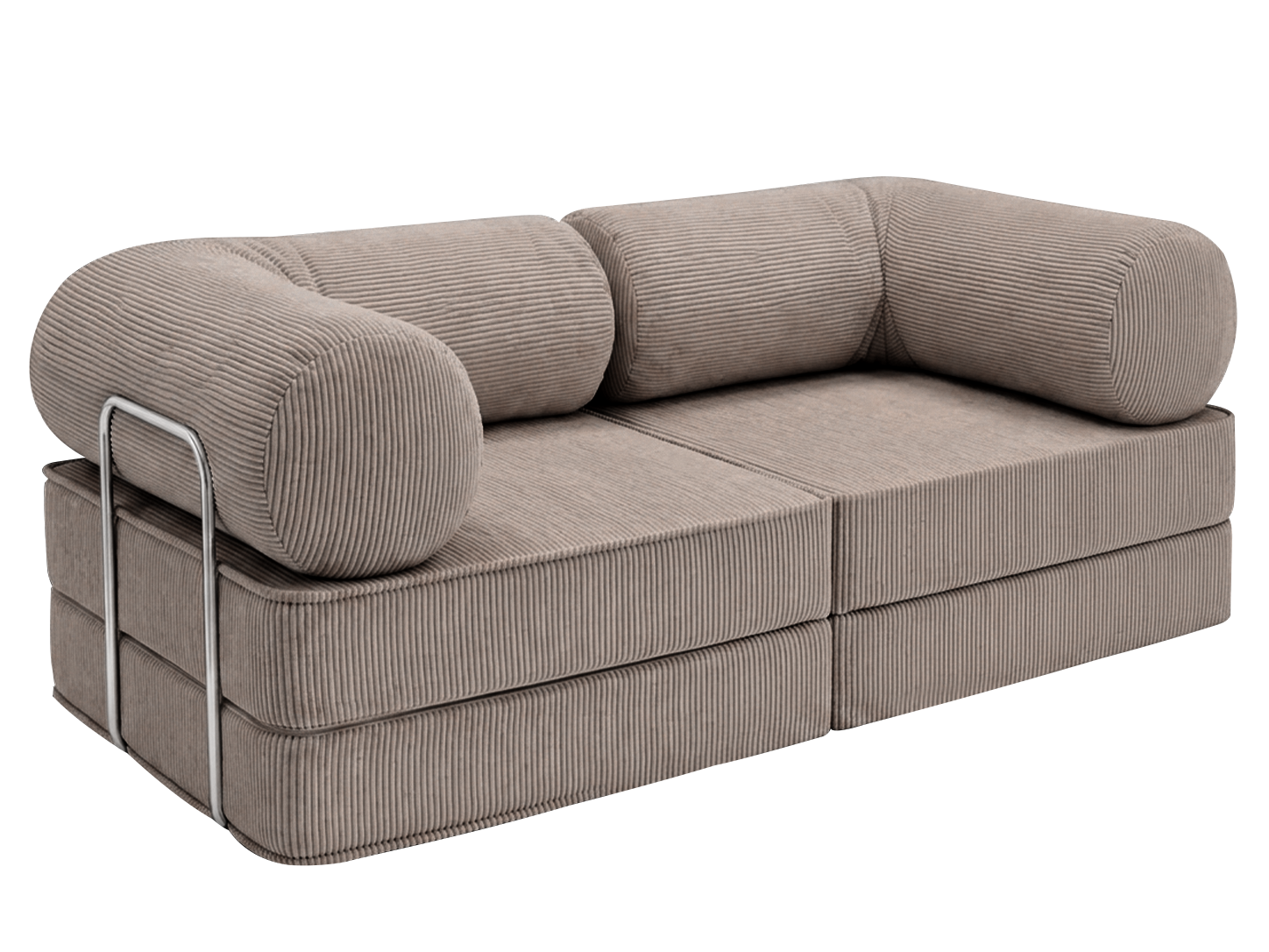 Design4Kids Family Sofa Duo 2-Sitzer Jewel Cord 200