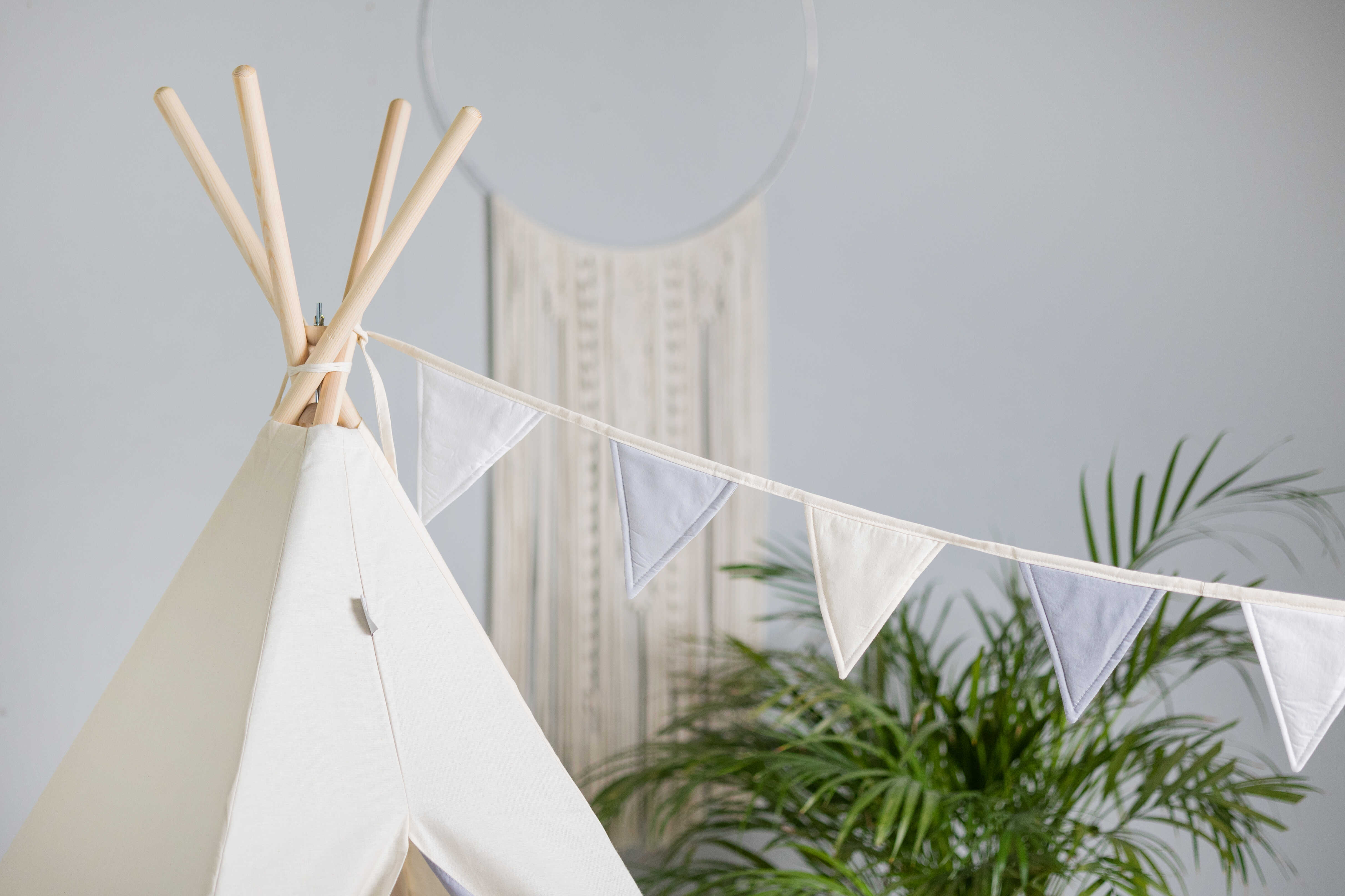 Design4Kids Tipi-Zelt XL-Set Floppy Ear - beige