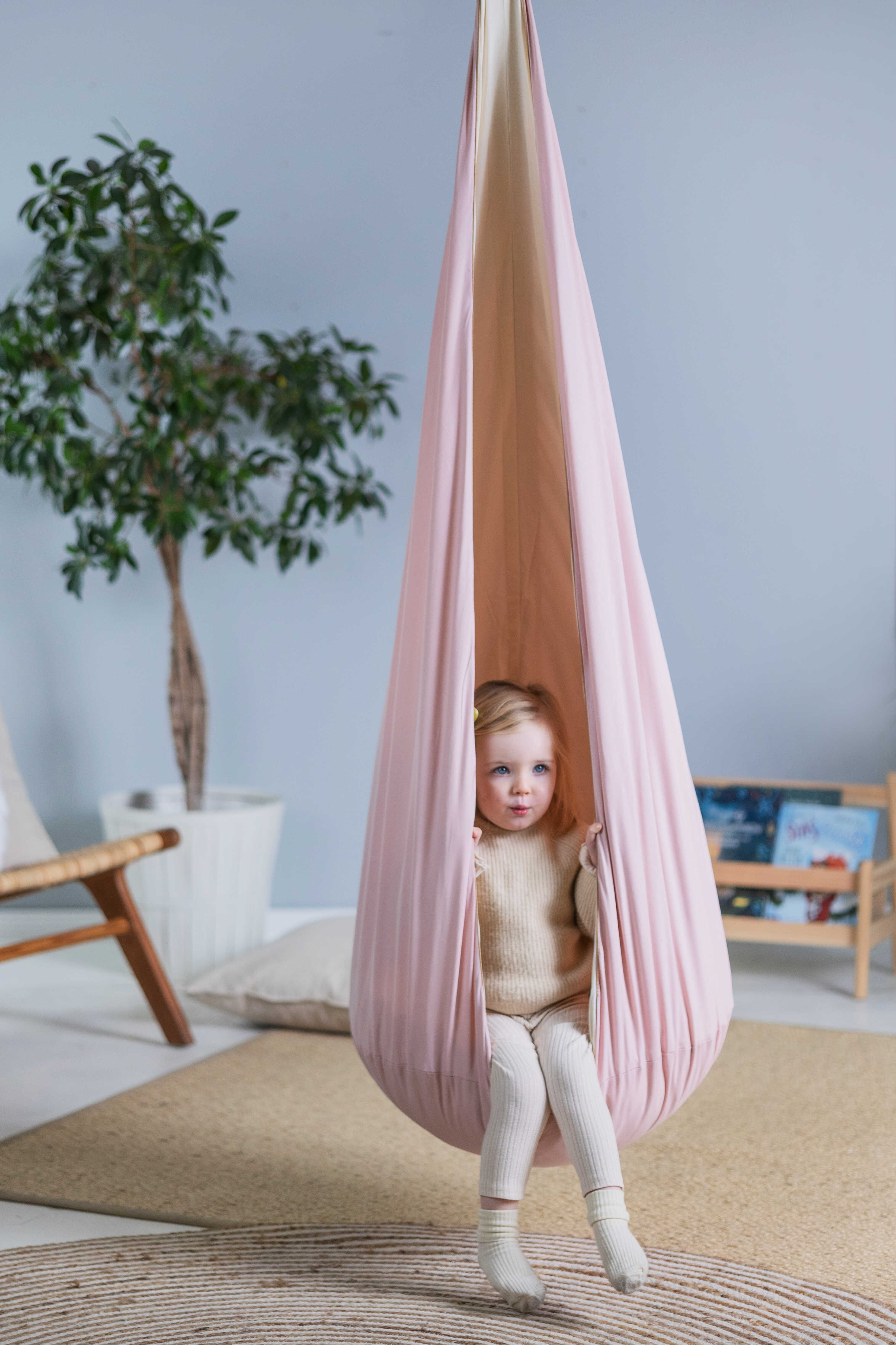 Design4Kids Hängesessel Cocoon Powdery Nook Standard - rosa