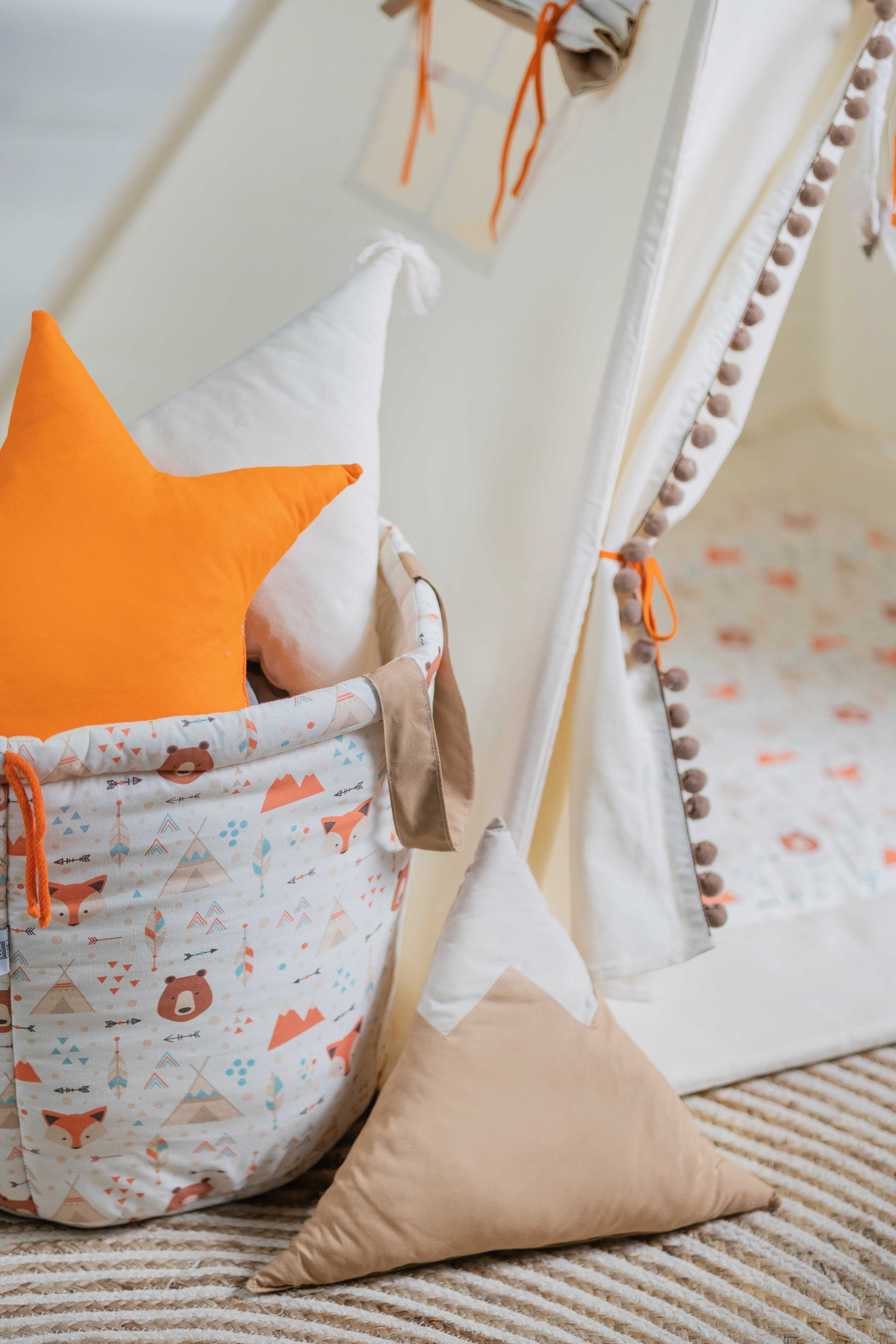 Design4Kids Tipi-Zelt L-Set My Friend Bear - beige