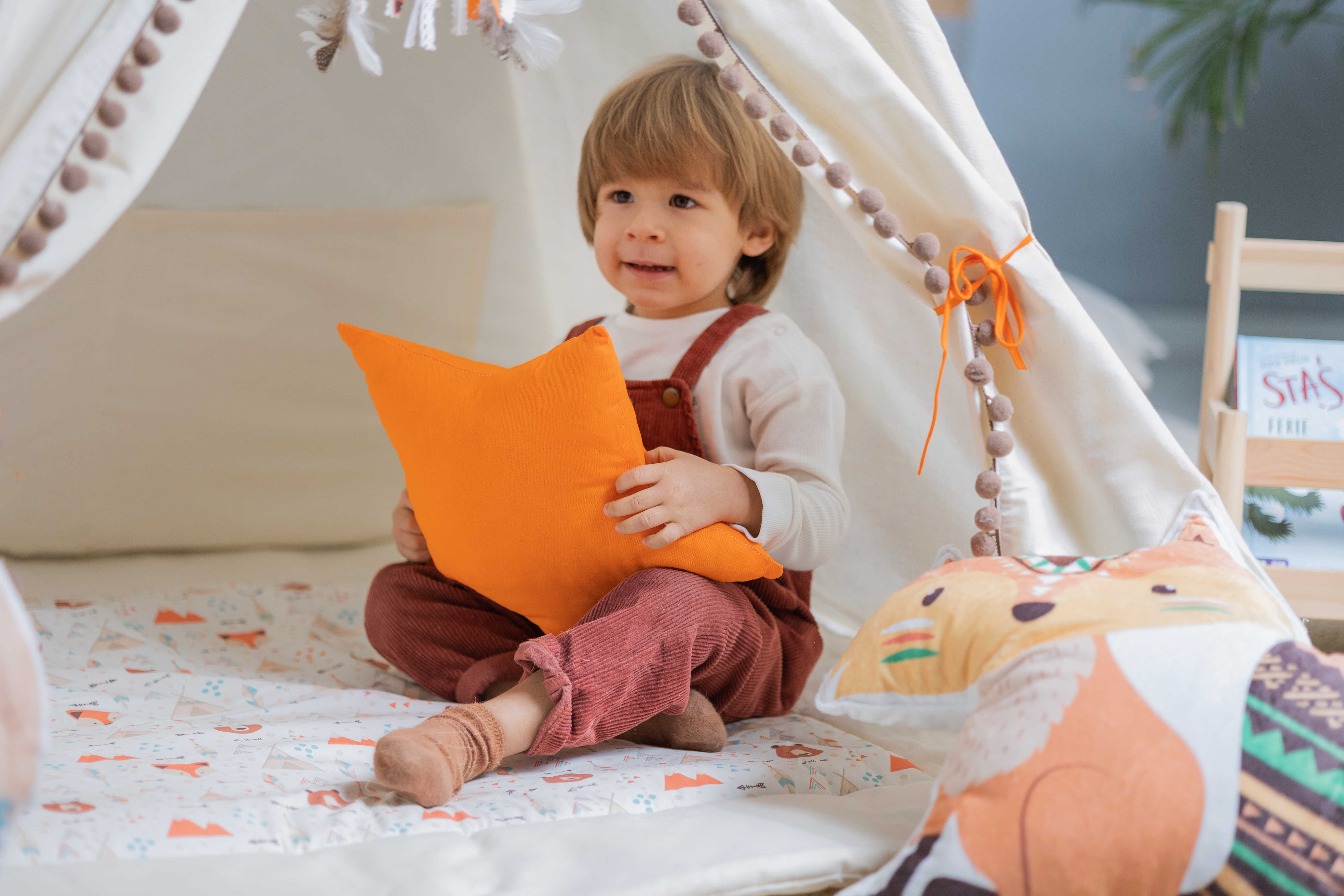 Design4Kids Tipi-Zelt XXL-Set My Friend Bear - beige
