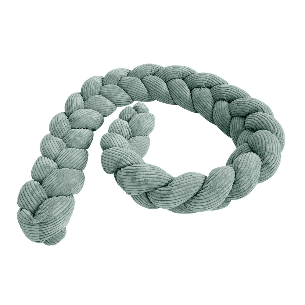 Design4Kids geflochtene Bettschlange Jewel aus Cord-Stoff (1,50 - 3,00 m)