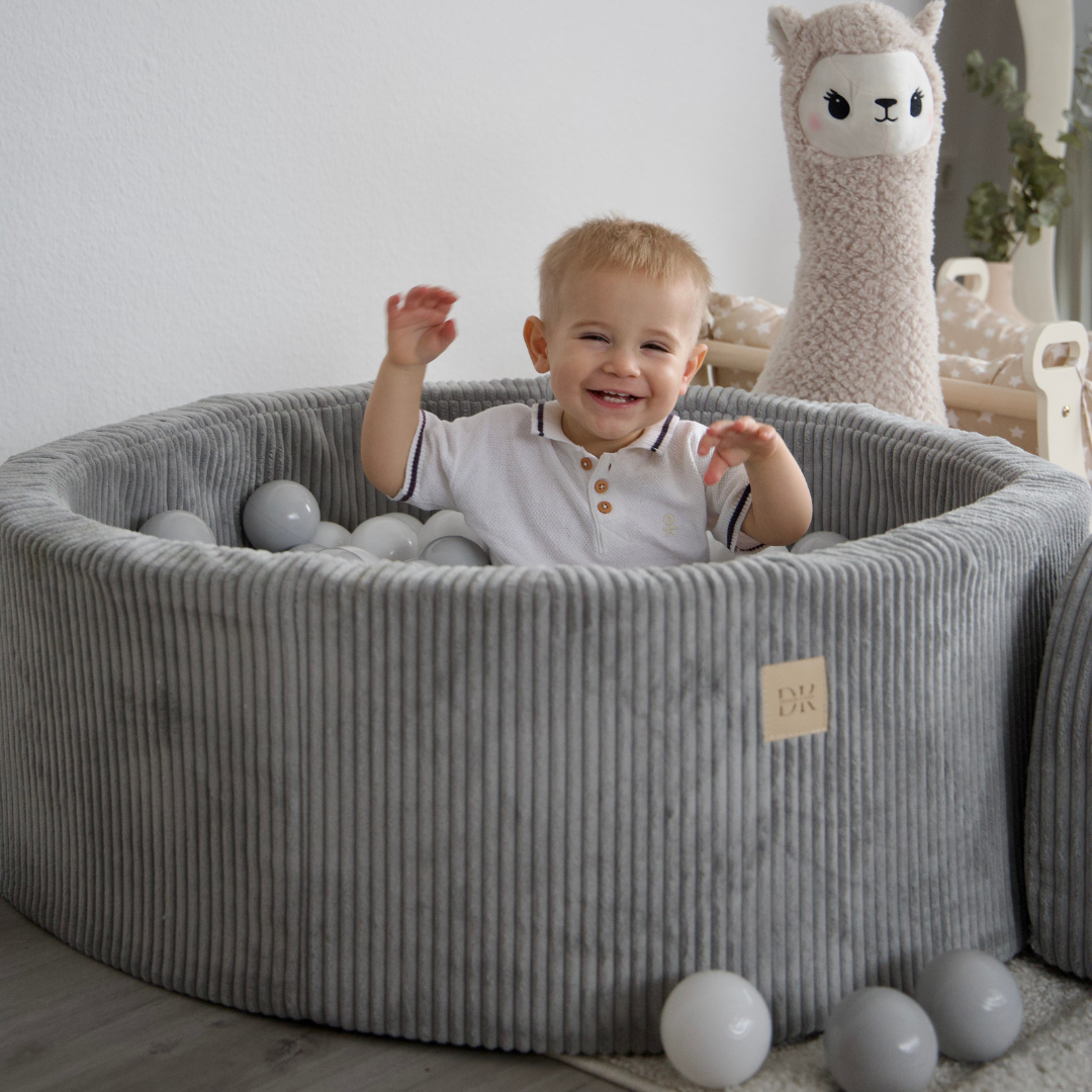 Design4Kids Schaumspielset Jewel Cord mit Bällebad, 200 Bälle - eigene Farbauswahl