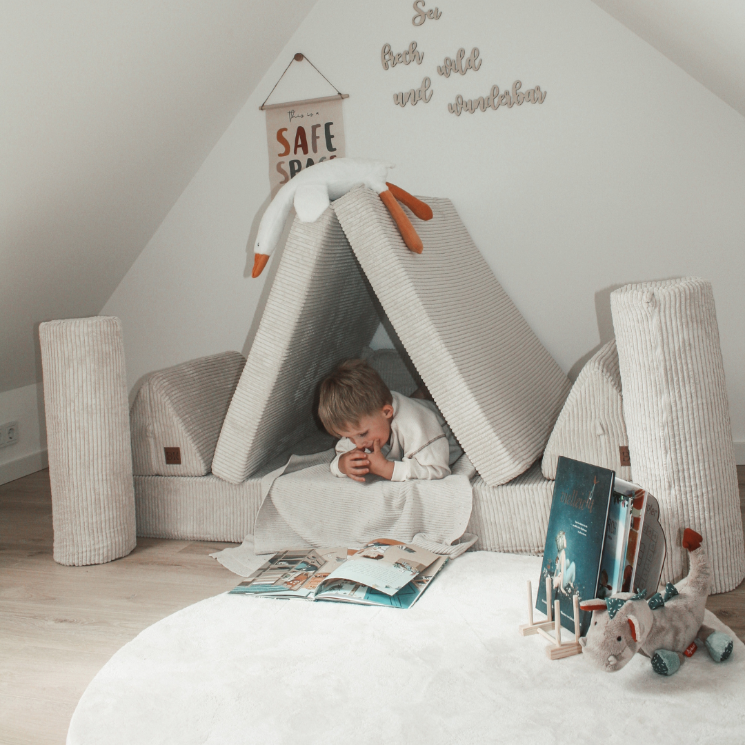 Design4Kids XL Spielsofa Cord Puero