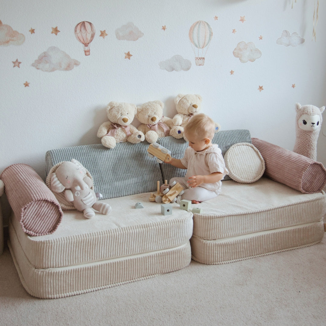 Design4Kids Spielsofa Cord Petit - Sweet Candy