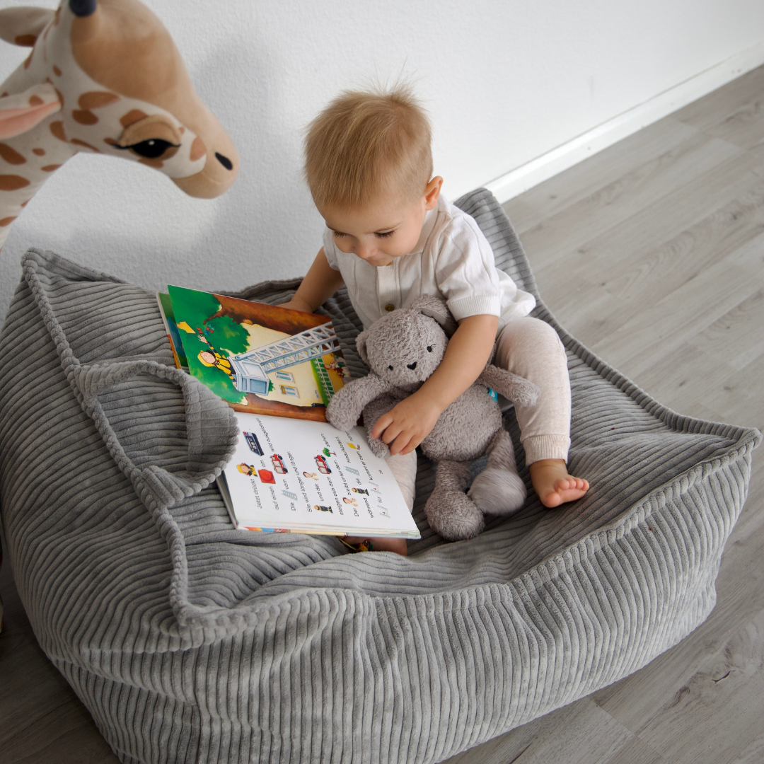 Design4Kids Kinder-Sitzsack Jewel Cord als Sessel