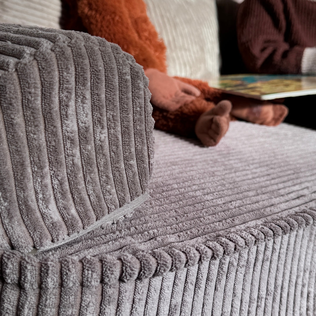 Design4Kids Spielsofa Jewel Cord - hazelnut taupe