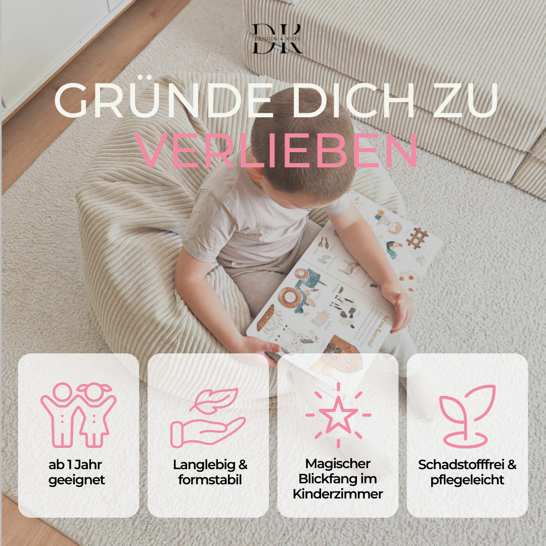 Design4Kids Kindersitzsack Lunaro Grande