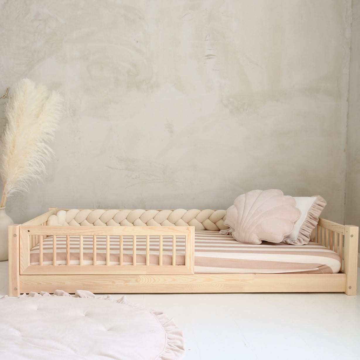 Design4kids Kinderbett Stellina Komfort - 160x80 Natur (Füsse 1cm)