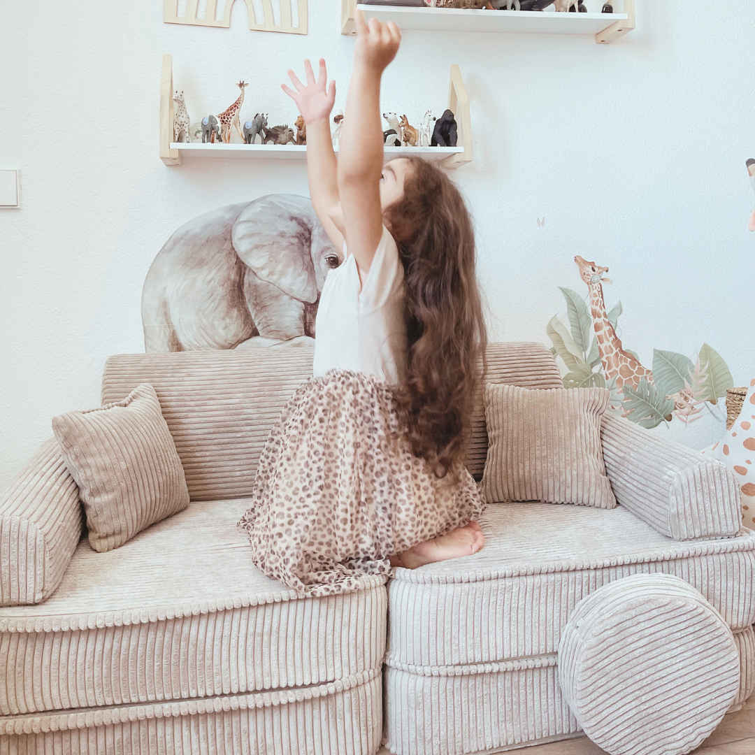 Design4Kids Mini Spielsofa Jewel Cord Plus