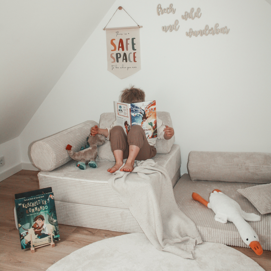 Design4Kids XL Spielsofa Cord Puero