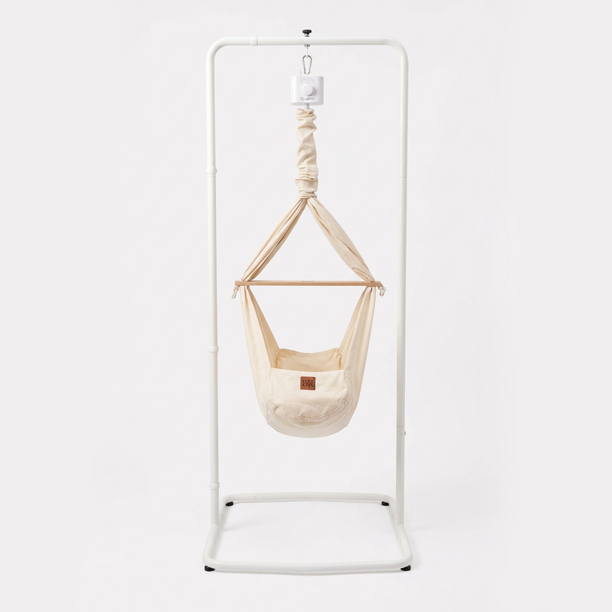 Design4Kids Federwiege Baby Classic, Bio-Baumwolle mit Motor & Komfort-Gestell