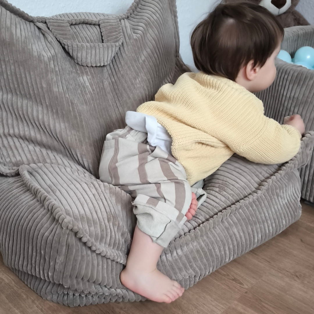 Design4Kids Kinder-Sitzsack Jewel Cord als Sessel
