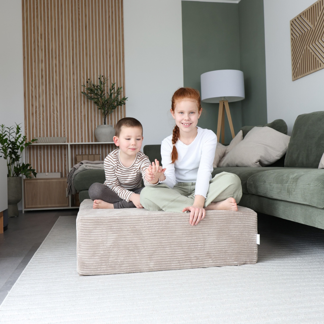 Design4Kids XXL Hüpfpolster Cord Grande - 86x86 cm