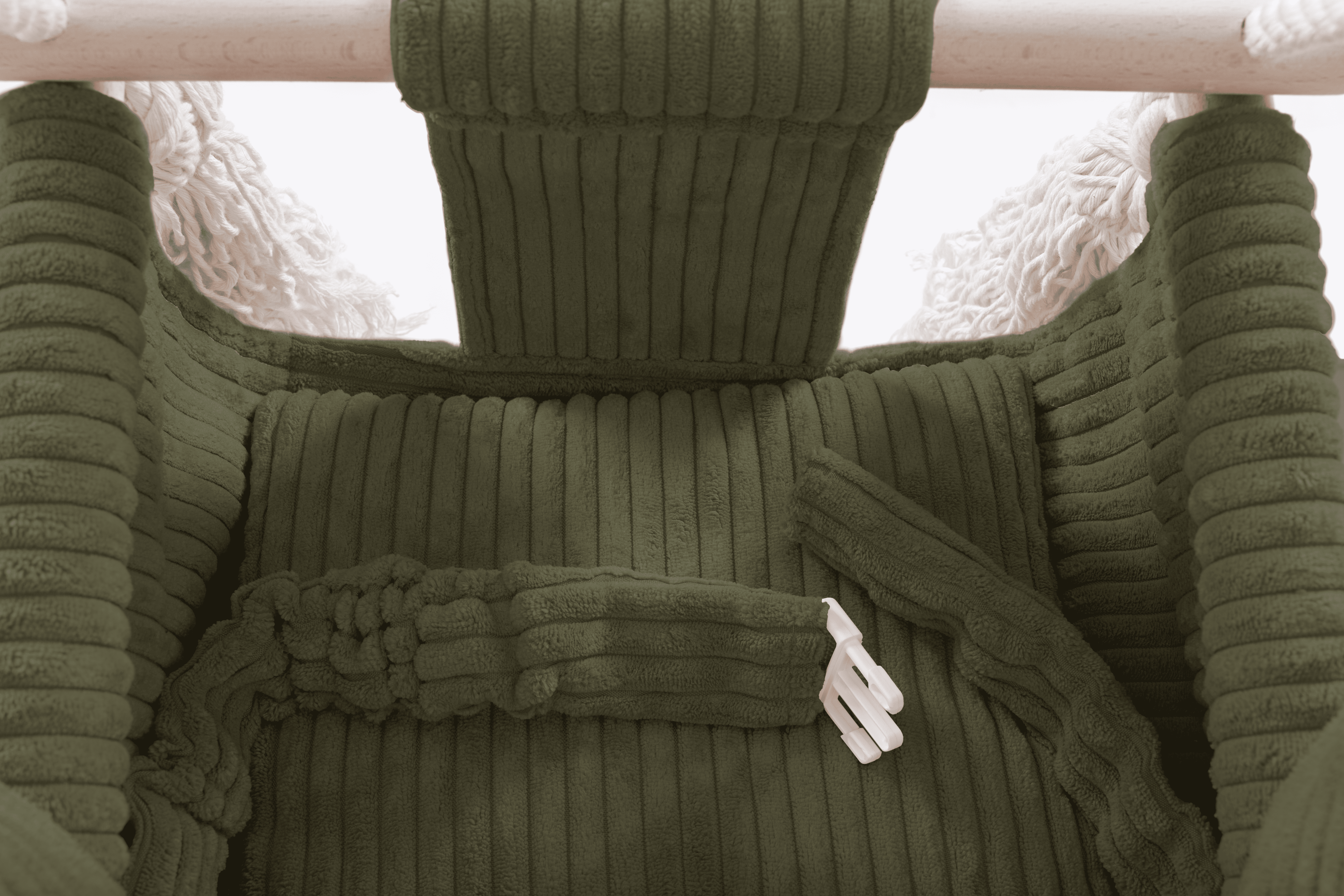 Design4Kids Babyschaukel Cord Grande - pine olive