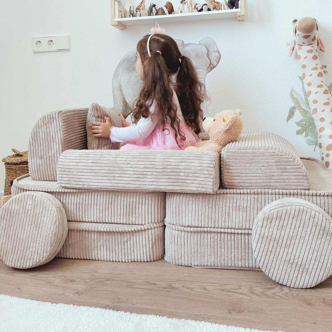 Design4Kids Mini Spielsofa Jewel Cord Plus