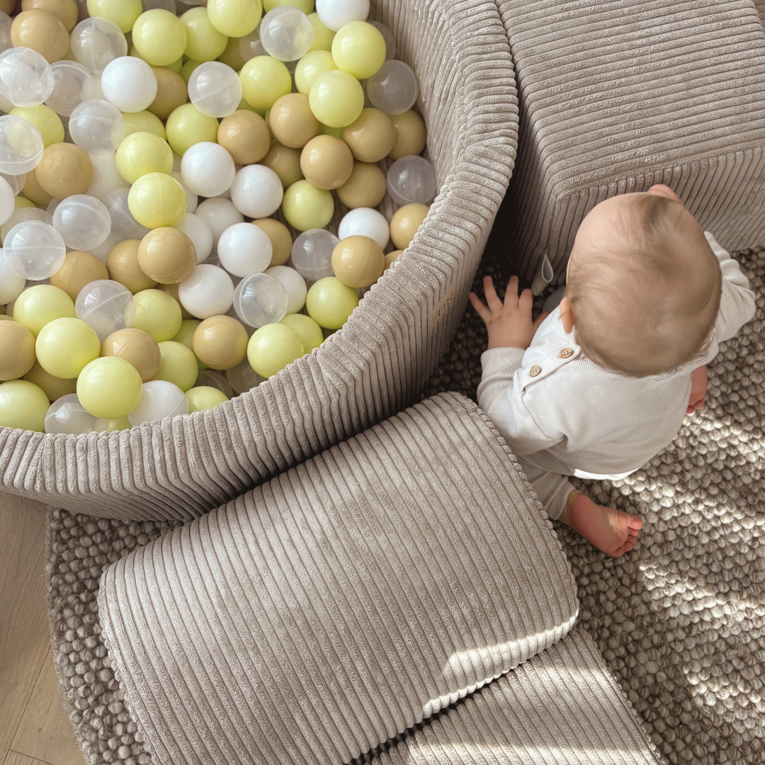 Design4Kids Schaumspielset Jewel Cord mit Bällebad, 200 Bälle - eigene Farbauswahl
