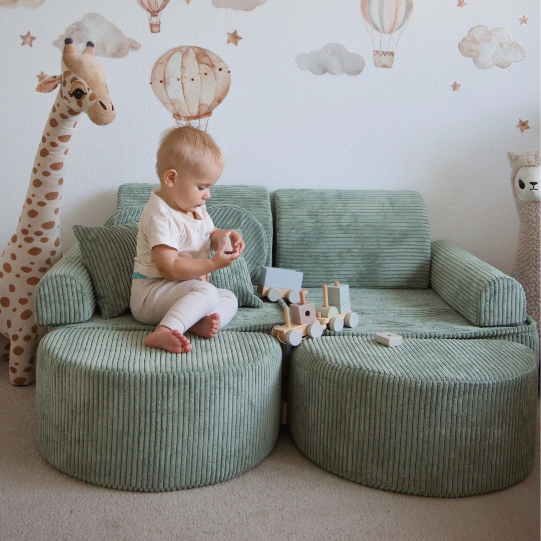 Design4Kids Mini Spielsofa Jewel Cord Max