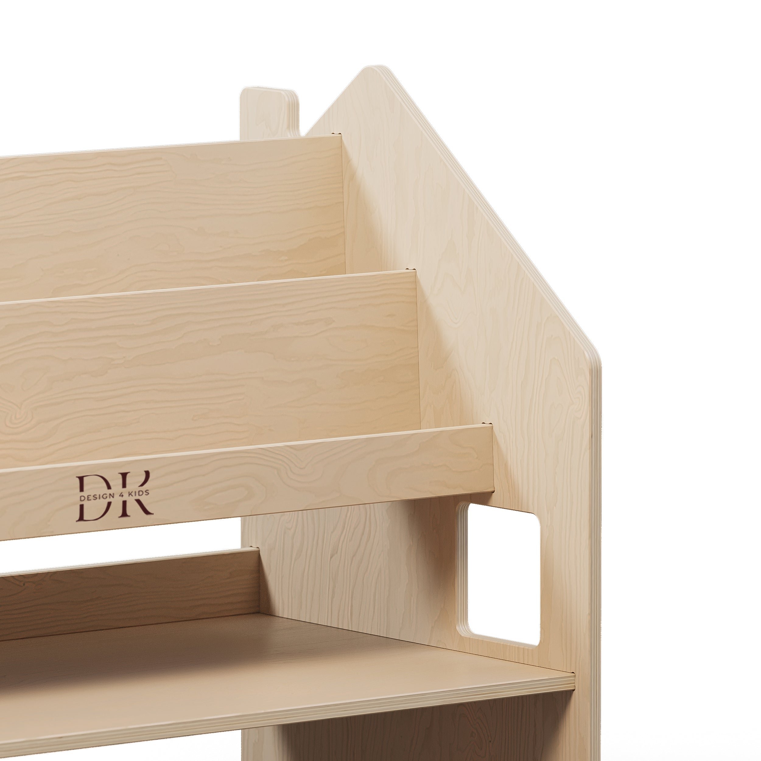 Design4Kids Montessori 2-in-1 Bücherregal für Kinder