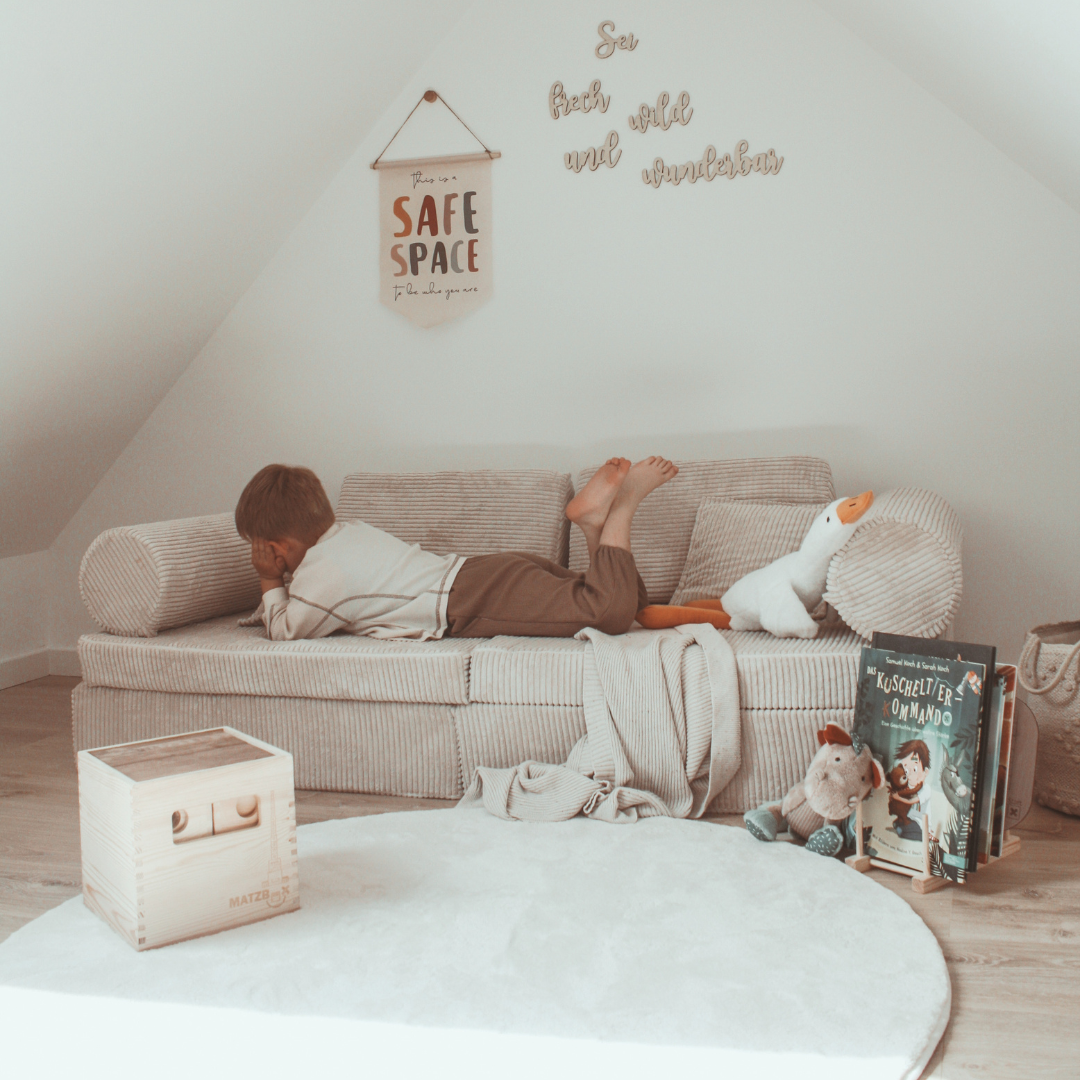 Design4Kids XL Spielsofa Cord Puero