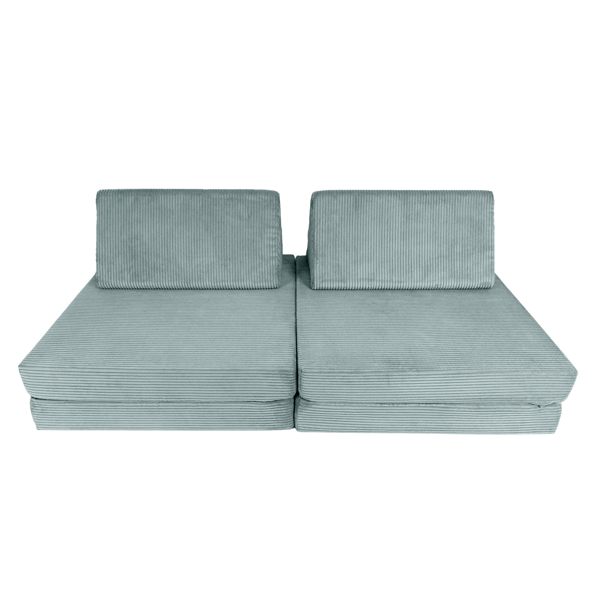 Design4Kids XXL Spielsofa Cord Grande Classic - cozy mint